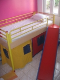 Cabin Bed - Full Size with matching Cupboard Unit