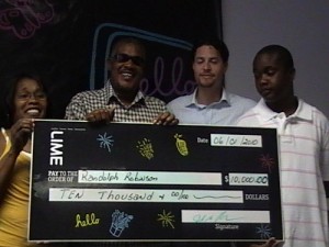 Dominican in BVI is LIME $10,000 grand prize winner