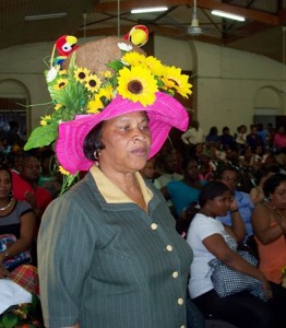 Photos of Social Centre’s Fancy Hat Parade at St. Gerard’s Hall on Tuesday