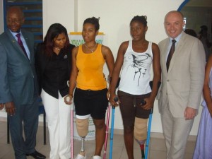 2 young Haitian women get hope to walk again