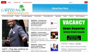 Caribbean Daily News site redesign completed