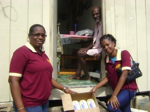 Rotaract Club makes donation to blind man