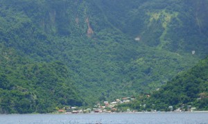 PHOTO OF THE DAY: Overwhelmed by green lushness, the village of Soufriere