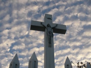 PHOTO OF THE DAY: Cross meets clouds on Morne Bruce