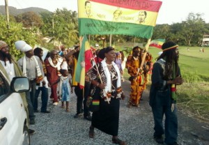 March at African Liberation Day celebrations last year