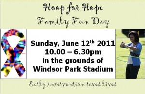 Hula hoop Family Fun Day for June 12