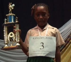 Kandace Pond wins Kwéyòl Spelling Bee Competition 2011