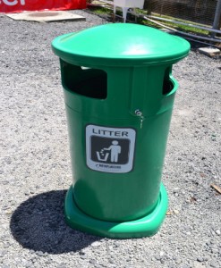 New litter bins for the City of Roseau