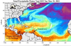 Hurricane Season shows early start; low pressure system south of Jamaica could become Tropical Depression
