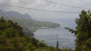PHOTO OF THE DAY: View of Canefield Airport and Scotts Head from Warner