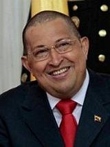 New look Chavez reappears in public