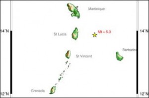 Earthquake shakes St. Lucia