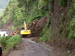 Landslide in Dubique