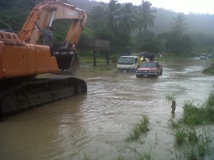UPDATED WITH PHOTOS: Flooding in Mahaut, Layou