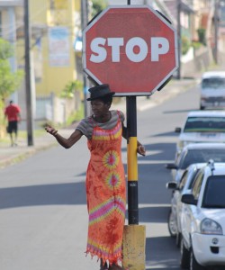 PHOTO OF THE DAY: Preacher or traffic officer?