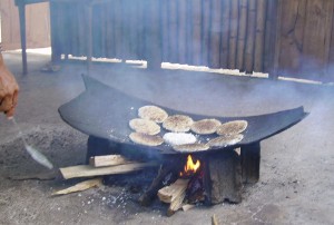 PHOTO OF THE DAY: Making cassava bread