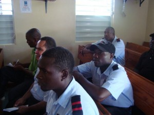 King Garment Security officers get training