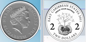 Eastern Caribbean Central Bank issues $2 circulation coin