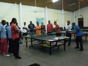 Table tennis coaches get training