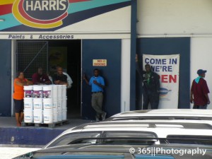 UPDATE: Harris Paint staff averts fire situation