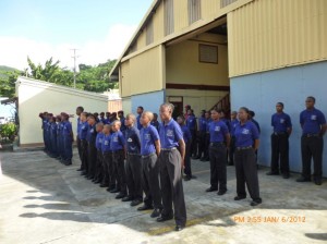 Sea cadets of the Dominica Cadet Corps