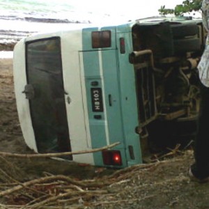 School bus accident in Calibishie