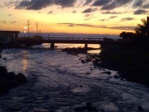 PHOTO OF THE DAY: Sunset over the new Roseau bridge