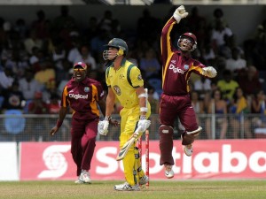 Windies and Aussies in dramatic tie