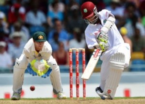 West Indies in good position, day 1, test 1, against Australia