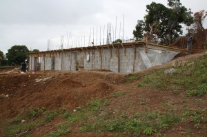 Construction on the new Grotto Home project