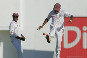 WI behind despite late wickets