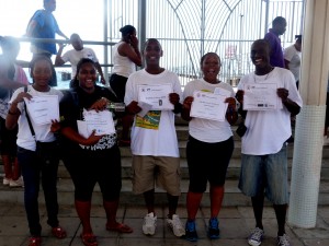 Club 25 Youth Group does scavenger hunt