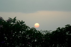 PHOTO OF THE DAY: Hazy sunset