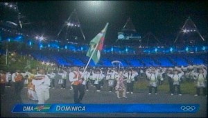 Olympic Games officially open, Dominica represented