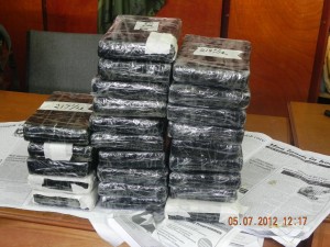Cocaine seized by police in a drug bust last year