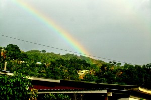 PHOTO OF THE DAY: Rainbow over the land