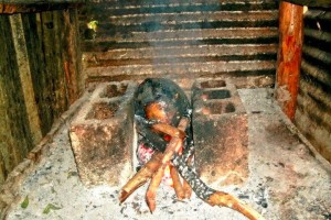 PHOTO OF THE DAY: Breadfruit roasting