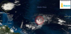Tropical depression forms in Atlantic