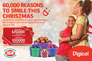 BUSINESS BYTE: ‘60,000 reasons to share a smile this Christmas’ from Digicel & Whitchurch IGA
