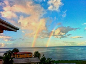 PHOTO OF THE DAY: Double rainbow at Canefield