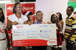 BUSINESS BYTE: Nadia Anselmn is big winner in Digicel’s Christmas promotion