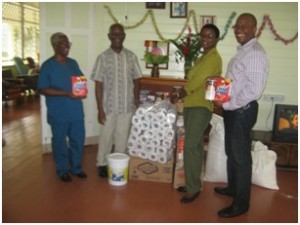 First Domestic Insurance Company donates to northern home for the aged