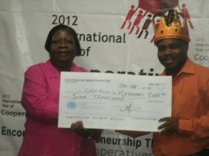 Cooperative calypso winners receive prizes