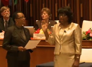 Dr. Caressa Etienne inaugurated as PAHO Secretary General