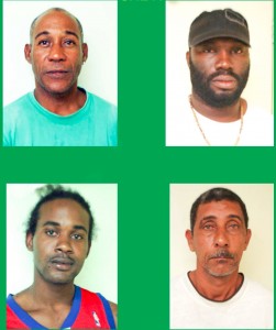 UPDATE WITH PHOTOS: Three Dominicans, one Venuezelan arrested in Montserrat drug bust