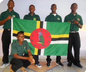 Some of the athletes who represented Dominica