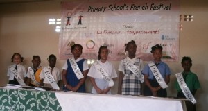 The contestants of Mademoiselle Francophone pageant were in attendance