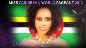 A shot from a video advertising Miss Caribbean World 2013