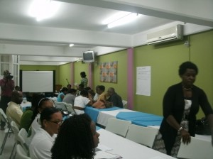 Participants at the workshop