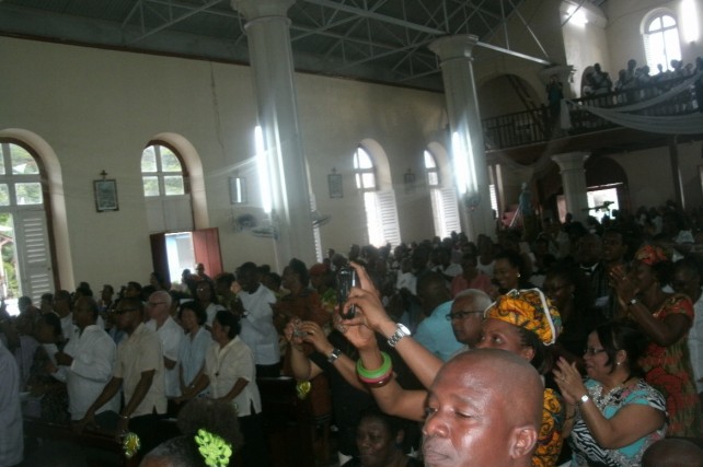 Section of the congregation